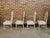 Early 20th Century Set of Four Gothic Revival English Bleached Oak Dining Chairs with Arched Backs For Sale - Image 4 of 12