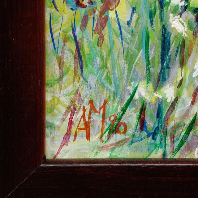 Lake Chiemsee – Oil Painting by Alexander Michael, 1990 For Sale - Image 4 of 7