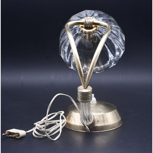 1940s Art Decò Murano Glass Barovier E Toso Table Lamp For Sale - Image 4 of 10