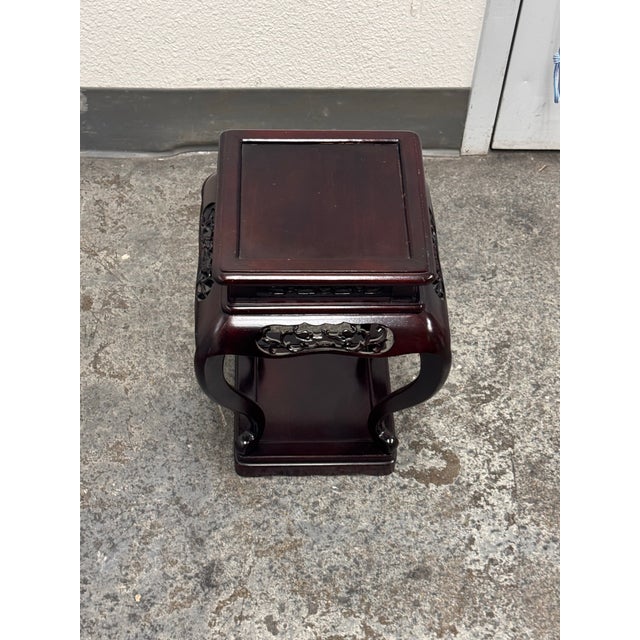 Wood Chinese Pedestal Stand For Sale - Image 7 of 12