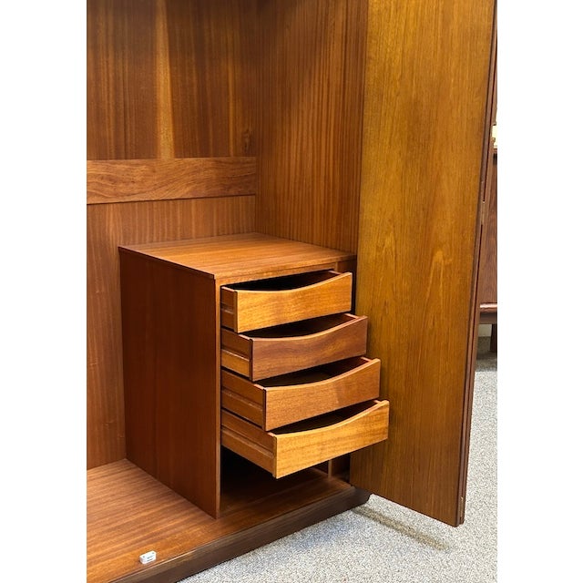 1960s Teak Armoire by White & Newton C1960's Mid Century Modern. Uk Import For Sale - Image 5 of 13