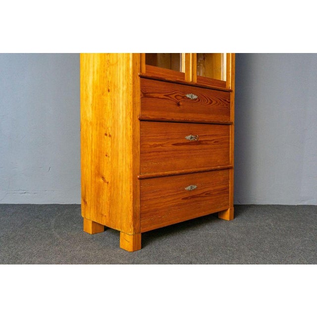 Biedermeier Pine Kitchen Cupboard For Sale - Image 6 of 18
