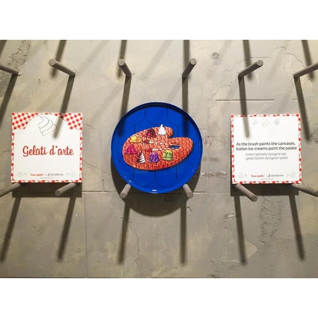 Enjoy Your Meal! Italian Republic Tray in Powder-Coated Aluminum by Altreforme For Sale - Image 6 of 13
