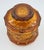 Indiana Glass Company 1960s Indiana Sandwich Glass Tiara Amber Canister & Lid For Sale - Image 4 of 10
