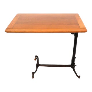 19th Century Adjustable Drafting Table in Cast Iron For Sale