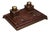 19th Century Louis Philippe Inkwell in Red Marble and Gilt Bronze For Sale