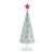 Kenneth Ludwig Chicago Metal Christmas Tree withRed Star (Set of 2) For Sale - Image 4 of 5