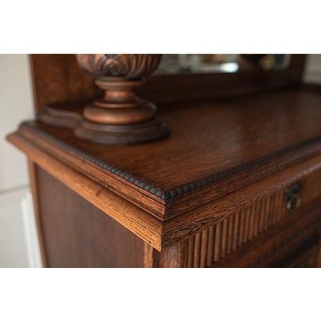 Antique Victorian Sideboard Buffet For Sale - Image 11 of 18