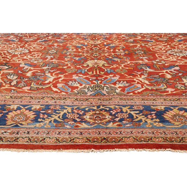 Late 19th Century Persian Sultanabad Rug, 14'05 X 21'00 For Sale - Image 4 of 10