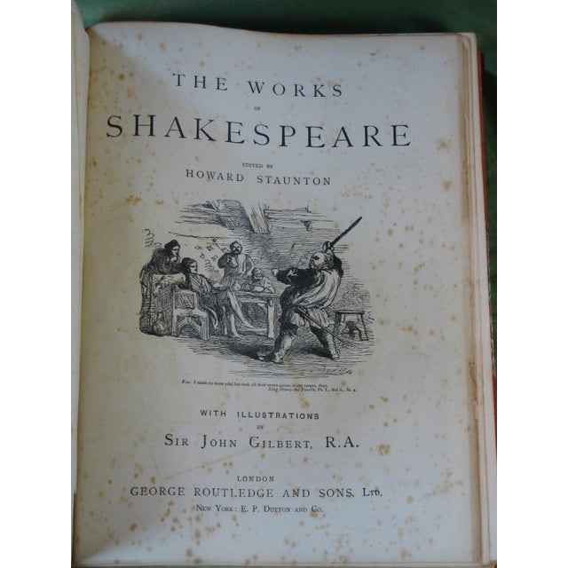 The Works of Shakespeare Edited by Howard Staunton - Called the "Staunton Shakespeare". Illustrations by Sir John Gilbert...
