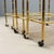 Gold Brass and Smoked Glass Nesting Coffee Tables, 1980s, Set of 3 For Sale - Image 8 of 9