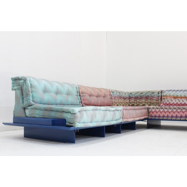 Mah Jong Sofa with Missoni Upholstery by Hans Hopfer for Roche Bobois, 2010s, Set of 10 For Sale - Image 14 of 18