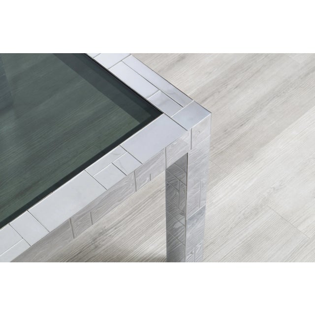 Vintage “Cityscape” Chrome Dining Table by Paul Evans for Directional, 1970s For Sale - Image 13 of 13