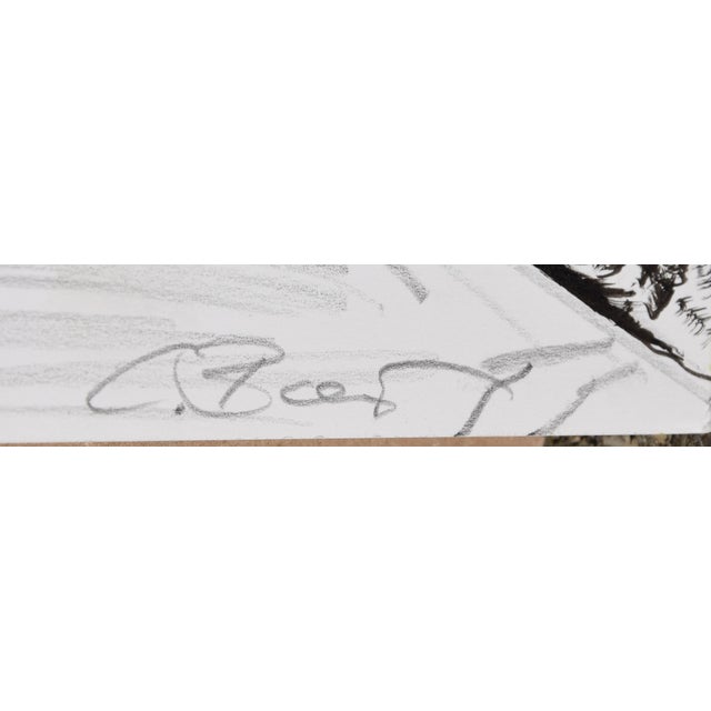 Christian (chris) bauer "rafi" signed lower right ink and pencil on white drawing paper ---unframed--- size: 50 x 70 cm...