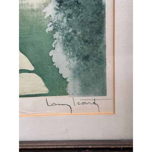 Early 20th Century Louis Icart "Le Panier De Pommes" Signed Lithograph For Sale - Image 11 of 12