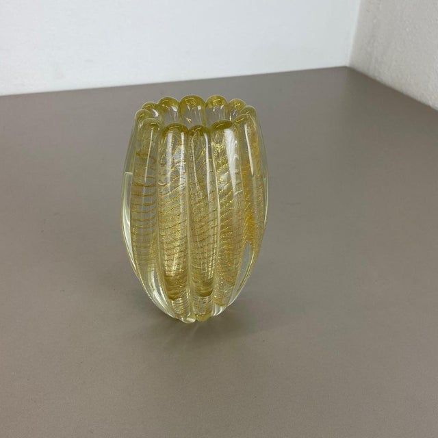 Article: Murano glass vase element by Barovier & Toso Origin: Murano, Italy Decade: 1970s This original vintage glass vase...