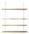 String Shelves with Wooden Shelves, 1970s For Sale
