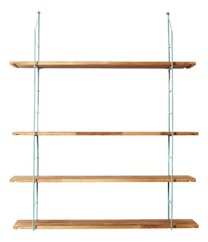 String Shelves with Wooden Shelves, 1970s