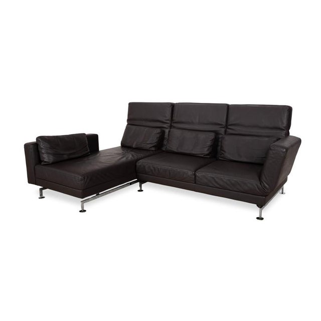 Moule Leather Corner Sofa from Brühl For Sale - Image 5 of 18