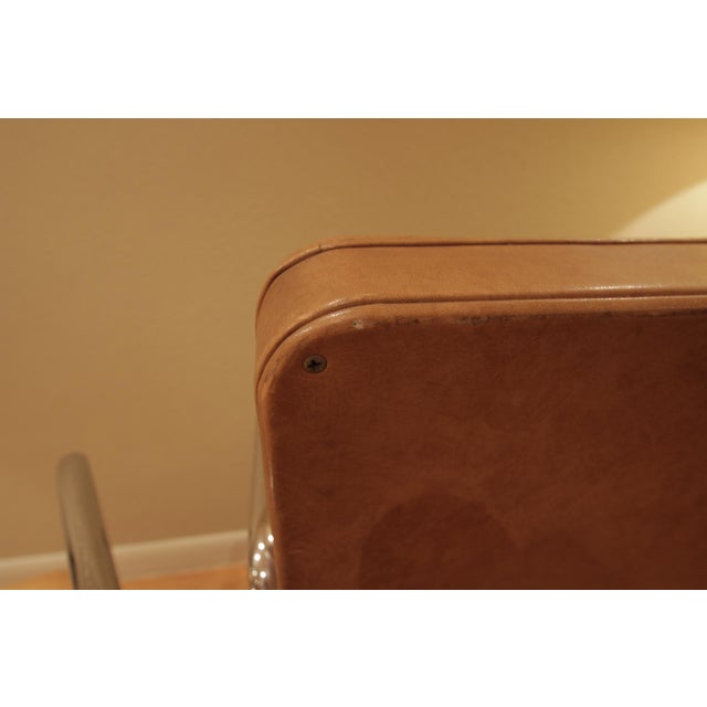 Tan MCM Royalchrome Armchairs For Sale - Image 8 of 12