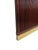 Vintage Danish Floor Mahogany Mirror with Brass Lamp, 1950s For Sale - Image 6 of 8