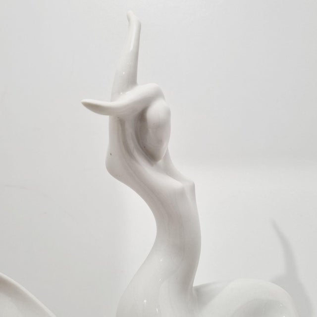 Royal Dux porcelain figurine designed by Jaroslav Ježek in 1958. This sculpture is one of the finest examples of the...