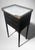 Wood Late 19th Century Napoleon III Style French Night Stand in Black Lacquered Wood and Carrara Marble For Sale - Image 7 of 18