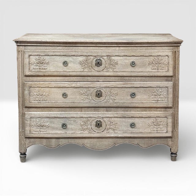 A true Louis XVI period commode from 18th century Liège, reflecting the refined Neoclassical ideals embraced in this...
