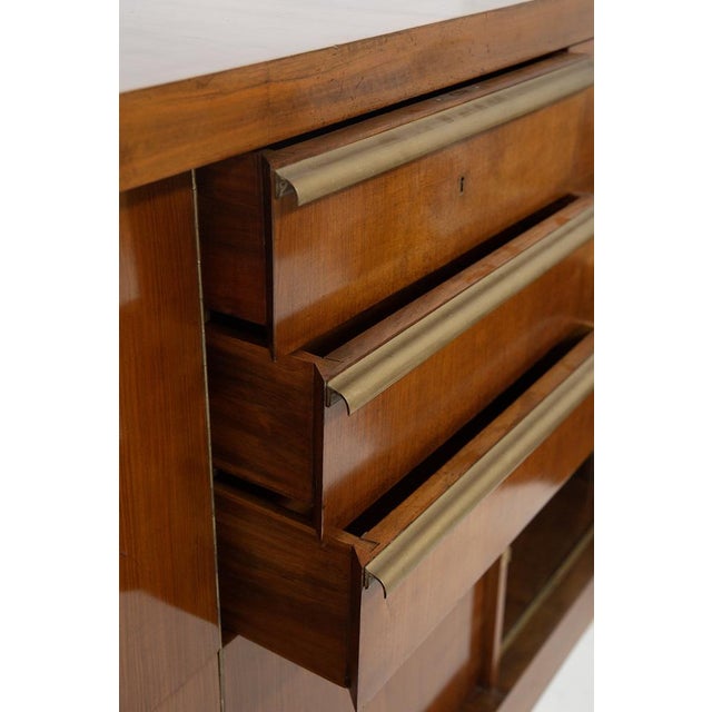 Bauhaus Large Rationalist Sideboard attributed to G. Terragni, 1920s For Sale - Image 3 of 15