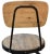 Farmhouse Farmhouse Wood & Iron Adjustable Stool W/ Seatback For Sale - Image 3 of 6
