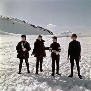 The Beatles in Austria' Contemporary Archival Color Photograph Print From the Original Negative by Michael Ochs - 16x16 For Sale