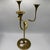 Large Three-Light Candlestick in Brass by Kurt Jesch for Fratelli Tonini, Italy, 1960s For Sale - Image 6 of 16