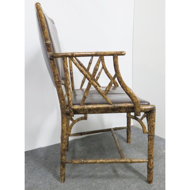 Faux Bamboo Tortoise Shell Painted Chair Chairish