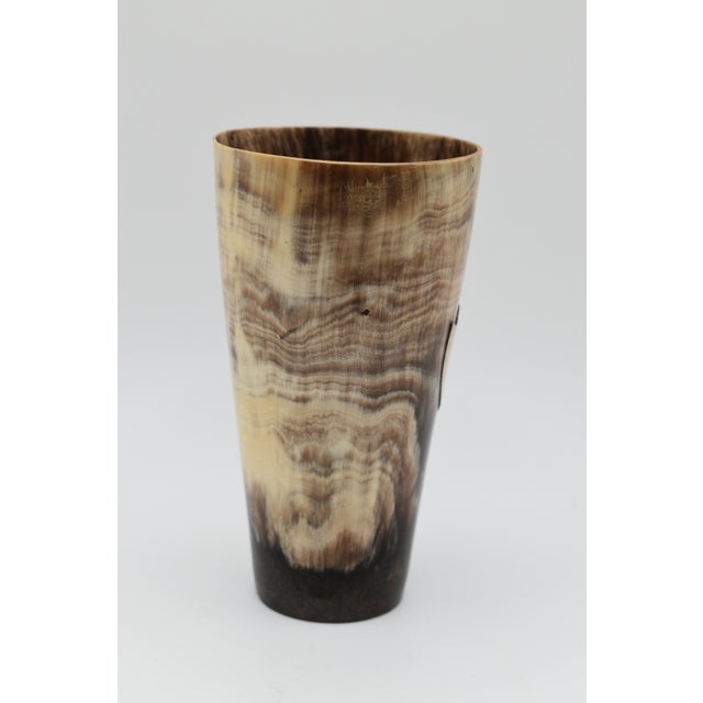 Mid 18th Century Horn Cup With Sterling Silver Placard For Sale - Image 10 of 10