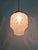 Art Deco Pendant Light in Frosted Clear Glass, 1930s For Sale - Image 6 of 15