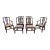 Set of 6 Stickley Chippendale Mahogany Dining Room Chairs C.2014 For Sale