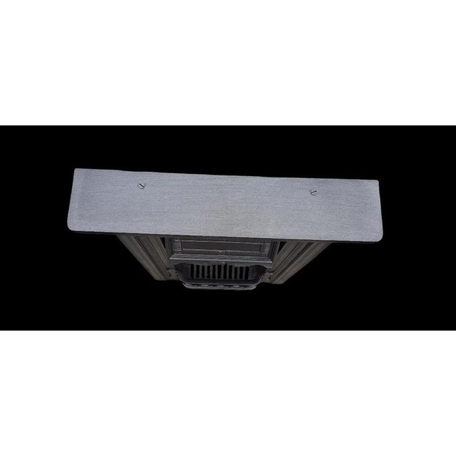 Antique Victorian Cast Iron Fireplace Surround and Grate, 1800s For Sale - Image 10 of 14
