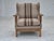 Mid-Century Modern Danish Armchair in Furniture Wool Fabric & Oak Wood, 1970s For Sale - Image 3 of 18