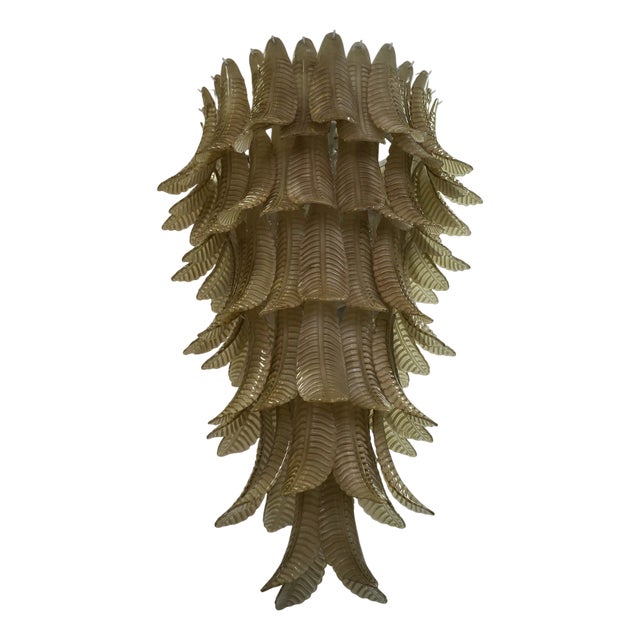 Mid-Century Murano Round Smoky Art Glass Chandeliers and Pendant For Sale