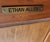 2000 - 2009 Ethan Allen Large Wooden Bookcase Wall Unit For Sale - Image 5 of 9