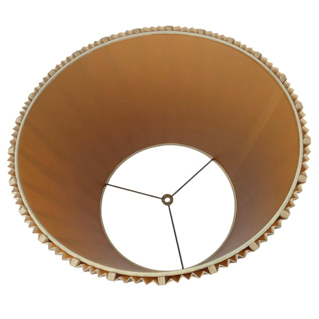 Textile Stiffel Inverted Knife Pleated MCM Shades - A Pair For Sale - Image 7 of 18