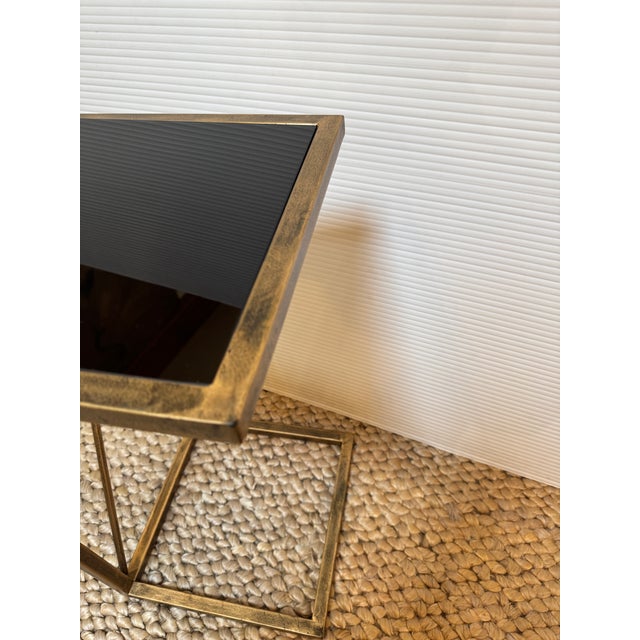 Uttermost Zafina Gold Side C-Table For Sale In San Francisco - Image 6 of 12