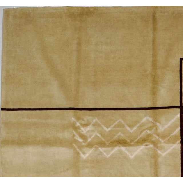 Mid 20th Century Mid Century French Rug Dasilvia Design 6'3" X 9’1” For Sale In New York - Image 6 of 6