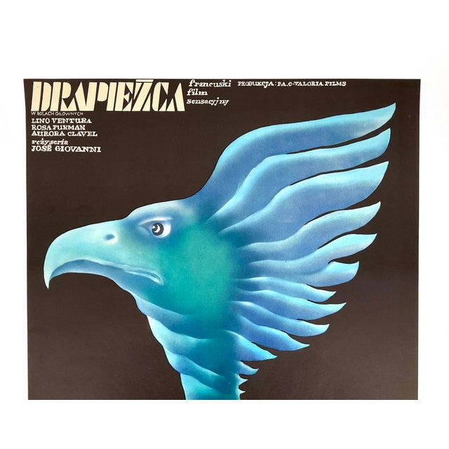 1970s Le Rapace Film Poster after Rene Mulas, Poland, 1970s For Sale - Image 5 of 9