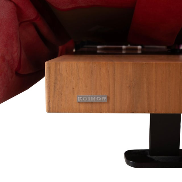 Free Motion Epos 2 Leather Two-Seater Red Electric Function Sofa from Koinor For Sale - Image 15 of 18