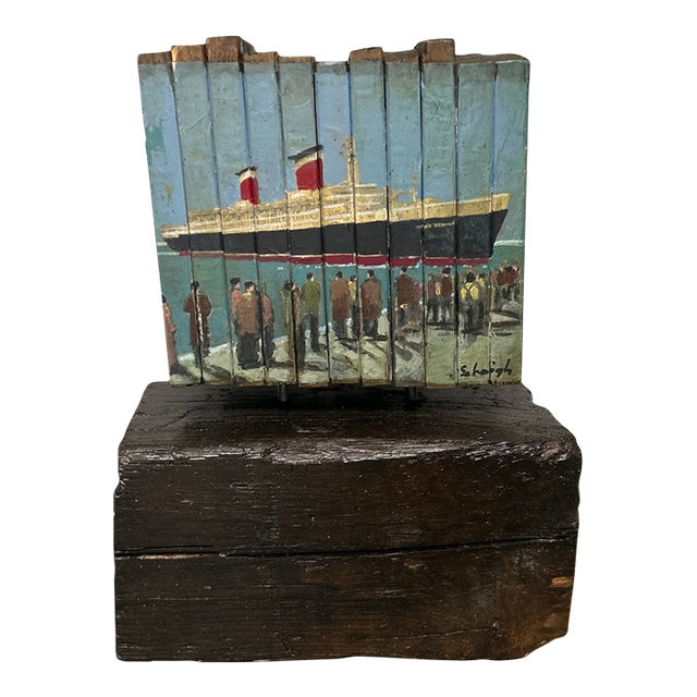 Contemporary Original Painting / Statue by Stephen Heigh “Uss United States” For Sale