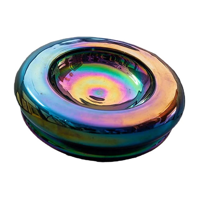 Glass Vase by Tommaso Barbi, Rome For Sale