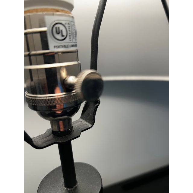 Metal Mid Century Modern Lulu and Georgia Colbeck Tripod Table Lamp For Sale - Image 7 of 7