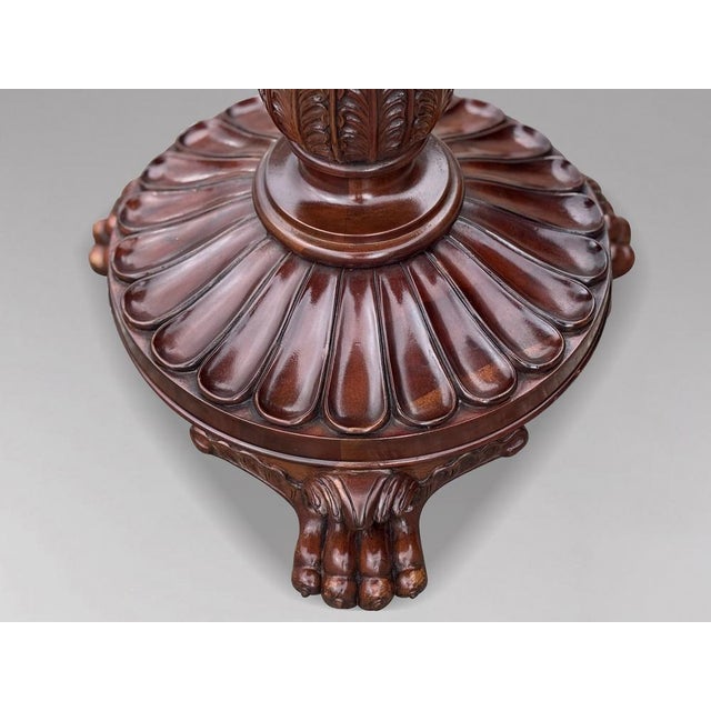 Carved Walnut Tripod Table from Ralph Lauren, 2010 For Sale - Image 6 of 10