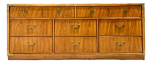 Vintage Thomasville Campaign Style Dresser